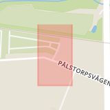 Karta som med röd fyrkant ramar in Sommarby, Helsingborg, Skåne län