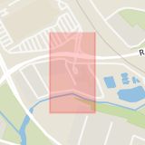 Karta som med röd fyrkant ramar in Garverigatan, Helsingborg, Skåne län