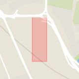 Karta som med röd fyrkant ramar in Planteringen, Kvarnstensgatan, Helsingborg, Skåne län