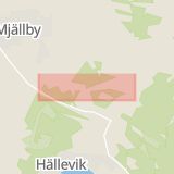 Karta som med röd fyrkant ramar in Hosaby Björke, Sölvesborgs Kommun, Sölvesborg, Blekinge län