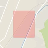 Karta som med röd fyrkant ramar in Grönbetesvägen, Kristianstad, Skåne län