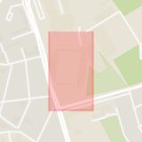 Karta som med röd fyrkant ramar in Göteborg, Olympia, Stadium, Fors, Helsingborg, Skåne län