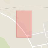 Karta som med röd fyrkant ramar in Nosaby, Kristianstad, Skåne län