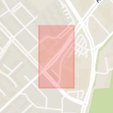 Karta som med röd fyrkant ramar in Stattena, Helsingborg, Skåne län