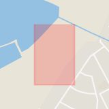 Karta som med röd fyrkant ramar in Musikvägen, Bromölla, Skåne län