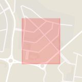 Karta som med röd fyrkant ramar in Mariastaden, Grepgatan, Helsingborg, Skåne län