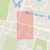 Karta som med röd fyrkant ramar in Maria Park, Mariehällsvägen, Helsingborg, Skåne län
