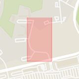 Karta som med röd fyrkant ramar in Ödåkra, Tellusgatan, Helsingborg, Skåne län