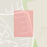 Karta som med röd fyrkant ramar in Ödåkra, Snöbollsgatan, Helsingborg, Skåne län
