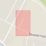 Karta som med röd fyrkant ramar in Ekorrstigen, Perstorp, Skåne län