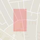 Karta som med röd fyrkant ramar in Bokalyckan, Hässleholm, Skåne län