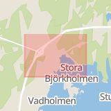 Karta som med röd fyrkant ramar in Pukavik, Karlshamn, Råda, Sölvesborg, Blekinge län