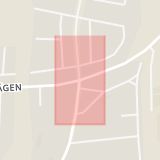 Karta som med röd fyrkant ramar in Näsum, Bromölla, Skåne län