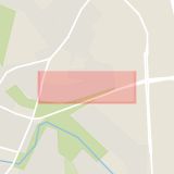 Karta som med röd fyrkant ramar in Emblagatan, Heimdallgatan, Ängelholm, Skåne län