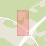 Karta som med röd fyrkant ramar in Skåneporten, Örkelljunga, Skåne län