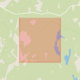 Karta som med röd fyrkant ramar in Glimåkra, Lönsbodavägen, Östra göinge, Skåne län