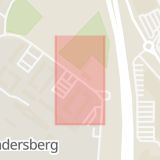 Karta som med röd fyrkant ramar in Halmstad, Andersbergsringen, Varberg, Himle, Tvååker, Hallands län