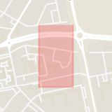 Karta som med röd fyrkant ramar in Drivhusvägen, Halmstad, Kungsbacka, Hjälmared, Trönninge, Hallands län