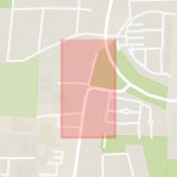 Karta som med röd fyrkant ramar in Trafikplats Lindsdal, Kalmar, Kalmar län