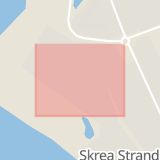 Karta som med röd fyrkant ramar in Havsbadsallén, Falkenberg, Hallands län