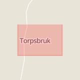 Karta som med röd fyrkant ramar in Torpsbruk, Alvesta, Kronobergs län