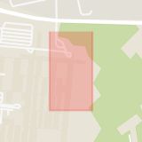 Karta som med röd fyrkant ramar in Varberg, Halmstad, Brogatan, Hallands län