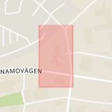 Karta som med röd fyrkant ramar in Falkenberg, Morup, Varberg, Håstens Torg, Halmstad, Montörgatan, Hallands län