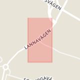 Karta som med röd fyrkant ramar in Bredaryd, Värnamo, Jönköpings län