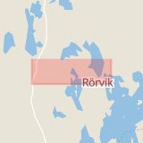 Karta som med röd fyrkant ramar in Idrottsplatsen, Storgatan, Rörvik, Sävsjö Kommun, Brushanegatan, Värnamo, Axamo, Månseryd, Jönköpings Kommun, Jönköpings län