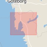 Karta som med röd fyrkant ramar in Kungsbacka, Varbergsvägen, Falkenberg, Hallands län
