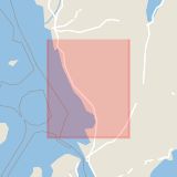 Karta som med röd fyrkant ramar in Hallands län