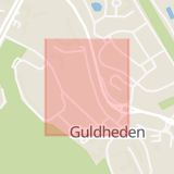 Karta som med röd fyrkant ramar in Doktor Heymans Gata, Göteborg, Västra Götalands län