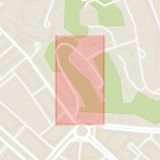 Karta som med röd fyrkant ramar in Majorna, Ärlegatan, Göteborg, Västra Götalands län
