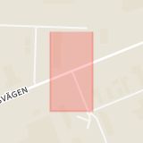 Karta som med röd fyrkant ramar in Sagaholmsvägen, Verktygsvägen, Ljungarum, Jönköping, Jönköpings län