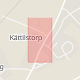 Karta som med röd fyrkant ramar in Kättilstorp, Jönköping, Jönköpings län