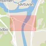 Karta som med röd fyrkant ramar in Tagene, Jordfallsbron, Kungsgatan, Västra Götalands län