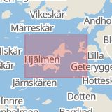 Karta som med röd fyrkant ramar in Klädesholmen, Tjörn, Västra Götalands län