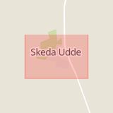 Karta som med röd fyrkant ramar in Skeda Udde, Linköping, Östergötlands län