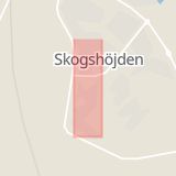 Karta som med röd fyrkant ramar in Torngatan, Trollhättan, Västra Götalands län