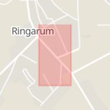 Karta som med röd fyrkant ramar in Ringarum, Valdemarsvik, Östergötlands län