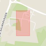 Karta som med röd fyrkant ramar in Lambohovsleden, Autocenter, Linköping, Östergötlands län