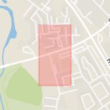 Karta som med röd fyrkant ramar in Berga, Berga Centrum, Linköping, Östergötlands län