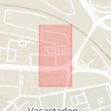 Karta som med röd fyrkant ramar in Östergötland, Folkets Park, Motala, Vallby, Hageby, Norrköping, Bråddgatan, Bondegatan, Mjölby, Alkagatan, Linköping, Östergötlands län