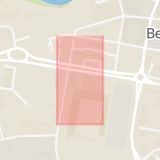 Karta som med röd fyrkant ramar in Ektorpsgatan, Norrköping, Sankt Persgatan, Östergötlands län