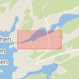 Karta som med röd fyrkant ramar in Karlsgatan, Strömstad, Västra Götalands län