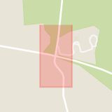 Karta som med röd fyrkant ramar in Pålsboda, Rullstugan, Hallsberg, Örebro län