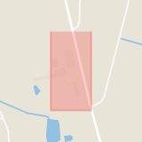 Karta som med röd fyrkant ramar in Tegelbruket, Hallsberg, Örebro län