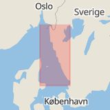Karta som med röd fyrkant ramar in Båstad, Skåne län