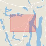 Karta som med röd fyrkant ramar in Järna, Nykvarn, Södertälje, Stockholms län