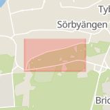 Karta som med röd fyrkant ramar in Reträttvägen, Stenbackevägen, Glomman, Örebro, Örebro län